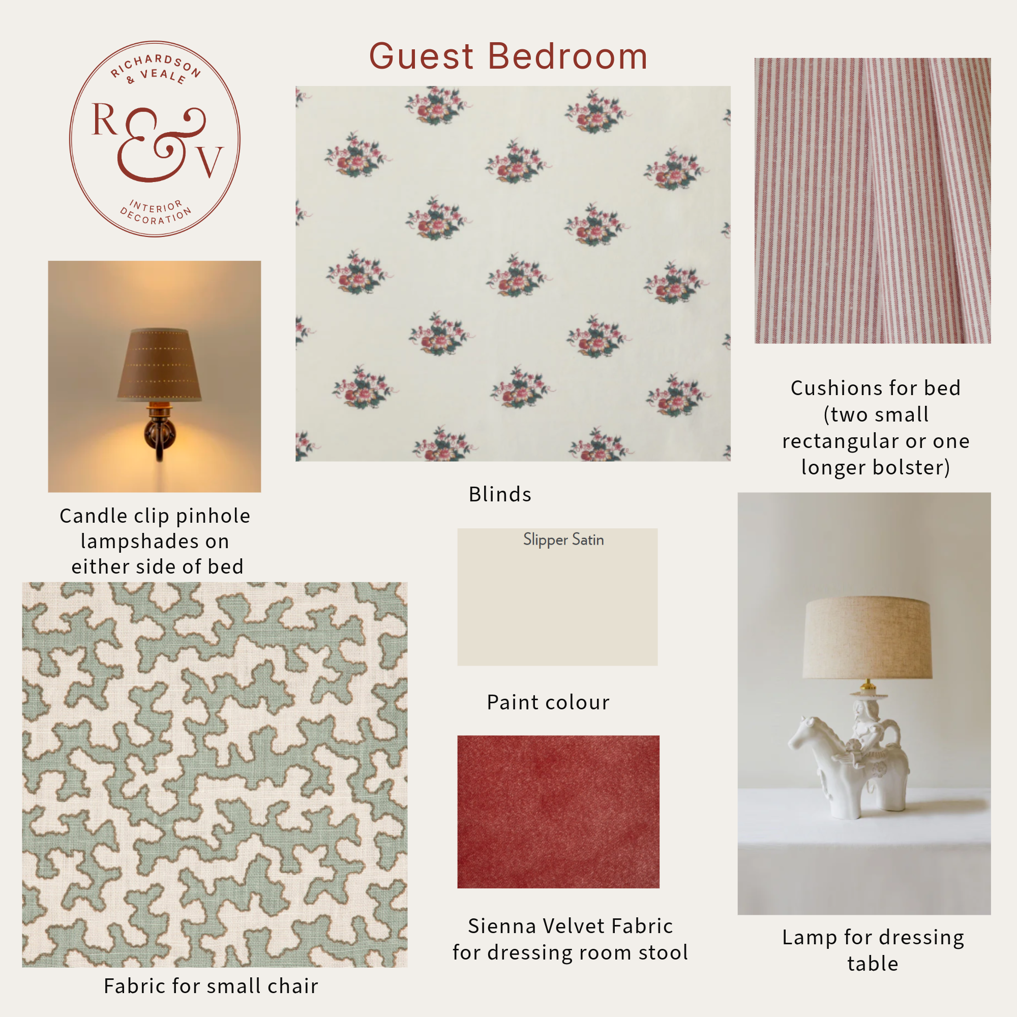 Guest Bedroom design scheme