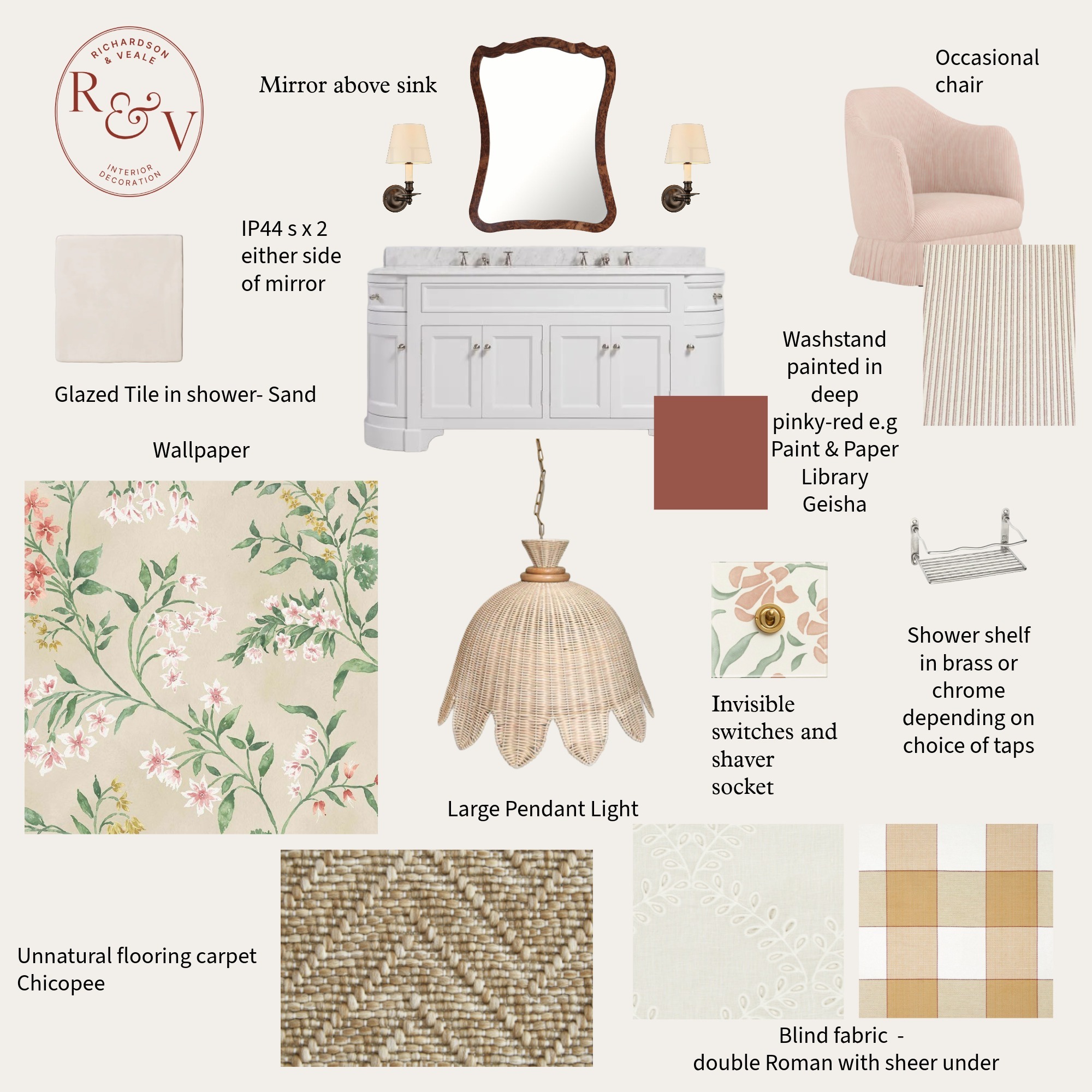 Bathroom design scheme